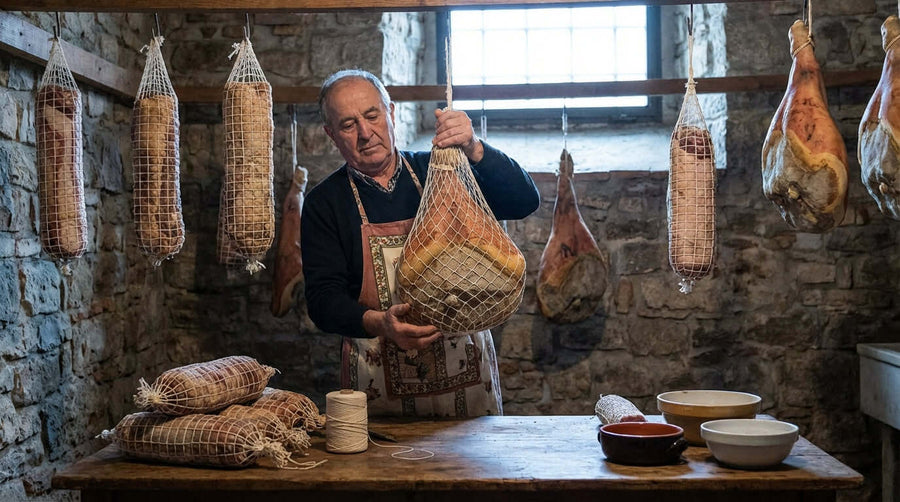 The Art of Curing: Why Netting is Essential for Perfect Pancetta and Hams