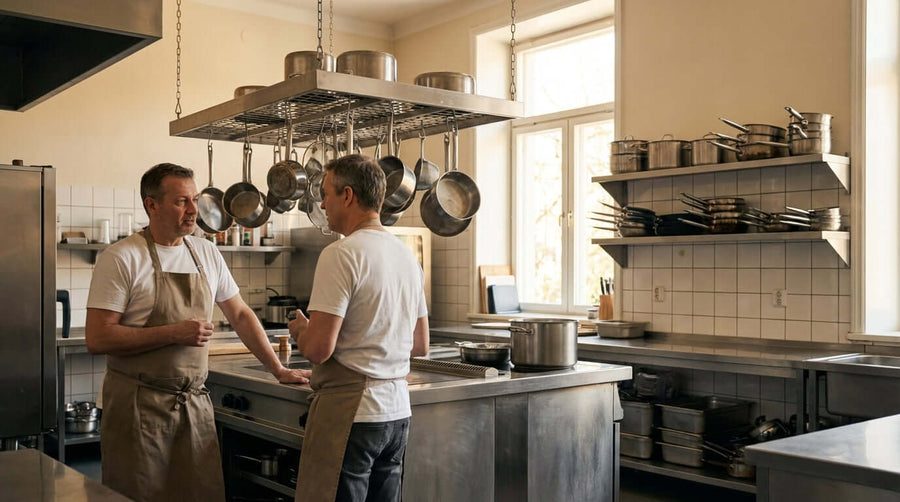 Hanging vs. Wall-Mounted Pot Racks: Which is Best for Your Restaurant?