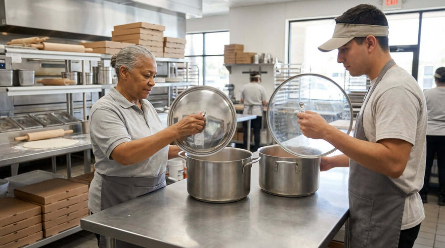 Stainless Steel vs. Glass: Choosing the Best Pot Lid for Your Commercial Kitchen