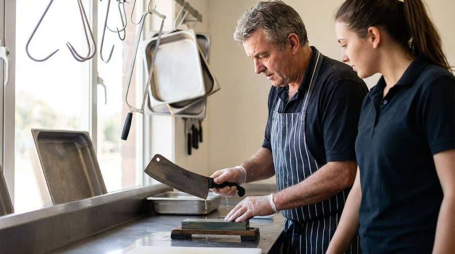 How to Properly Care For and Sharpen Your Heavy-Duty Splitter Knife