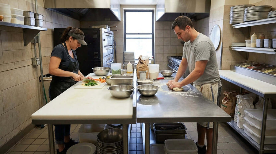 Poly Top vs. Stainless Steel: Which Prep Table is Right for Your Kitchen?