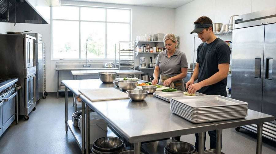 How to Choose the Right Stainless Steel Grade for Your Commercial Work Table