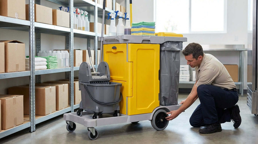 Keep it Rolling: A Simple Maintenance Checklist for Your Commercial Cleaning Carts