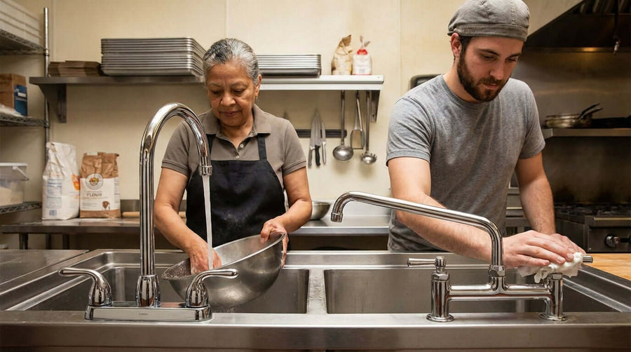 Gooseneck vs. Swing Spout: Choosing the Right Faucet for Your Commercial Sink