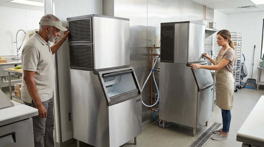 Air-Cooled vs. Water-Cooled Ice Machines: A Head-to-Head Comparison