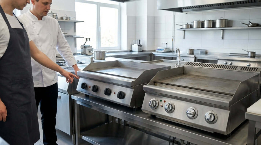 Manual vs. Thermostatic Gas Griddles: Which is Right for Your Kitchen?