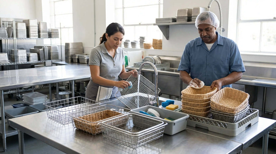 The Ultimate Guide to Cleaning and Maintaining Your Commercial Serving Baskets