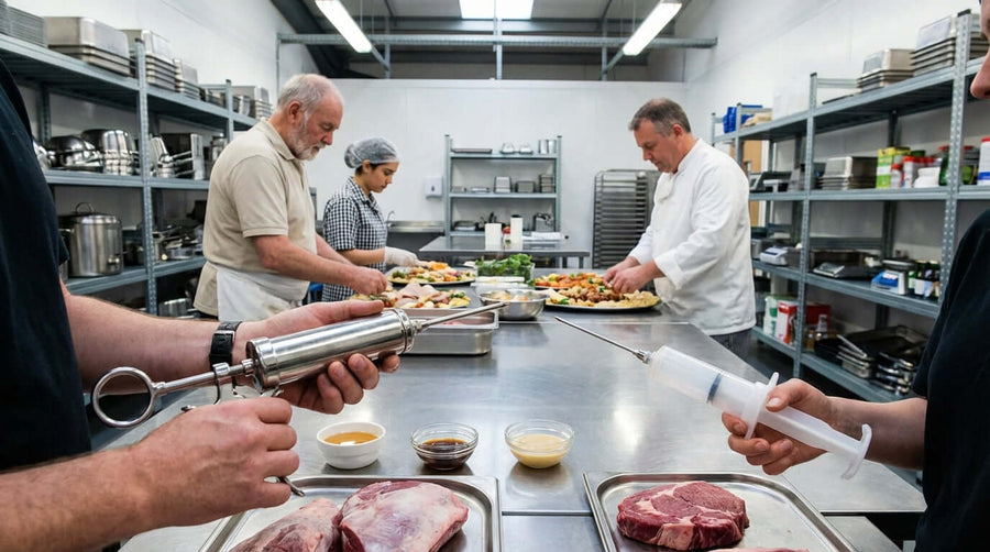Stainless Steel vs. Plastic Meat Injectors: Which is Right for Your Commercial Kitchen?