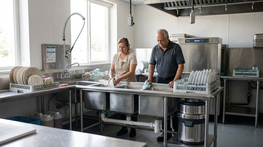 Maximizing Your Warewashing Area: Integrating Dishtables, Sprayers, and Disposals