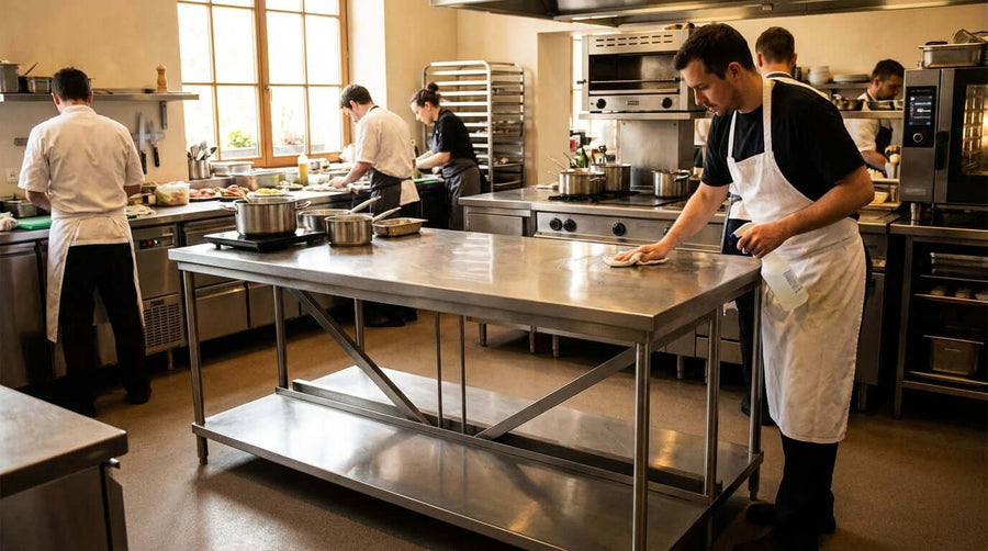 Maximizing Your Investment: Proper Care for Stainless Steel Worktables & Braces