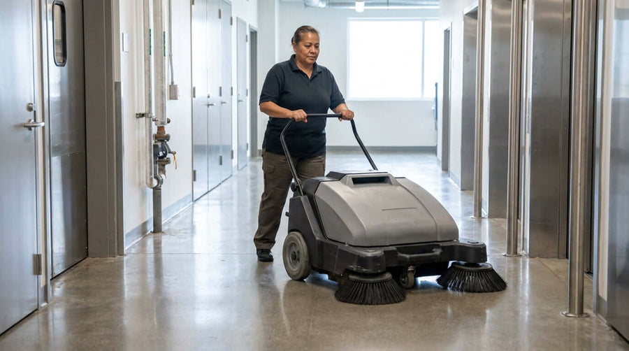 Maintaining Impeccable Floors: A Guide to Choosing the Right Commercial Sweeper