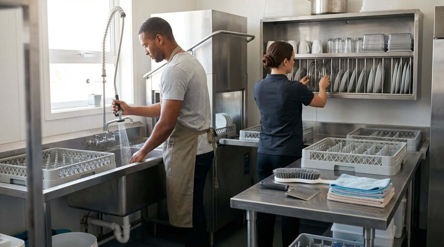 Beyond the Machine: Essential Accessories for Your Warewashing Station