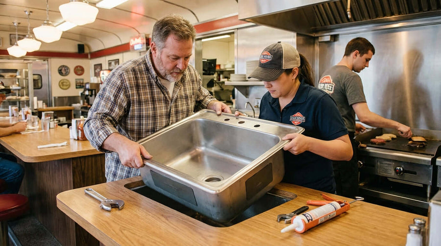 A Step-by-Step Guide to Installing Your Commercial Drop-In Sink