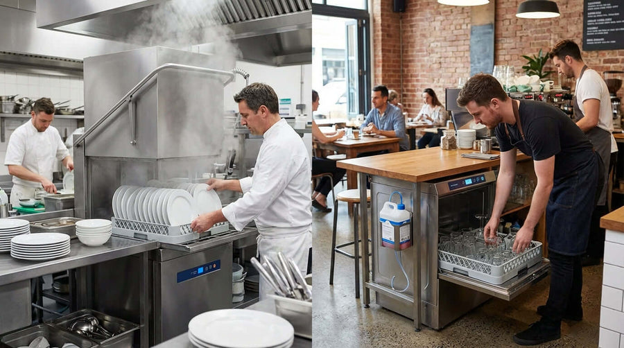 High-Temp vs. Low-Temp: Which Commercial Dishwasher is Best for Your Business?