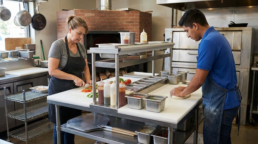 5 Ways to Boost Kitchen Efficiency with a Poly Top Prep Station