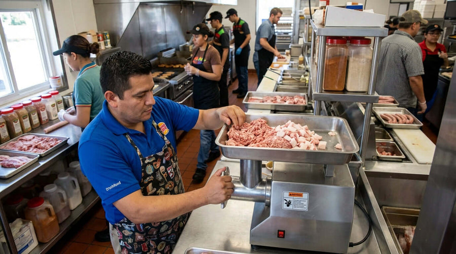 The Secret to Perfect Sausages: Mastering Fat-to-Meat Ratios with Your Mixer