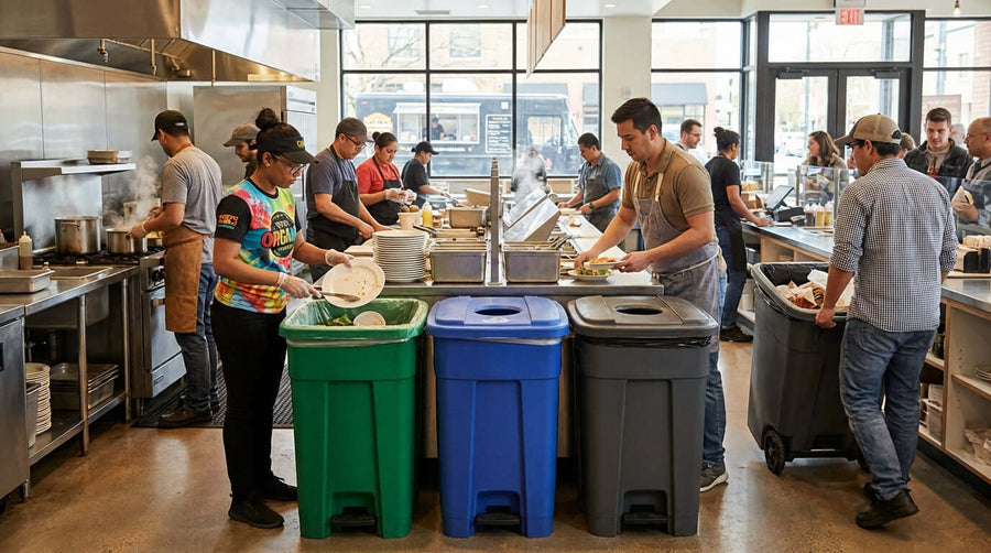 A Guide to Effective Waste Segregation Using Color-Coded Rollout Containers
