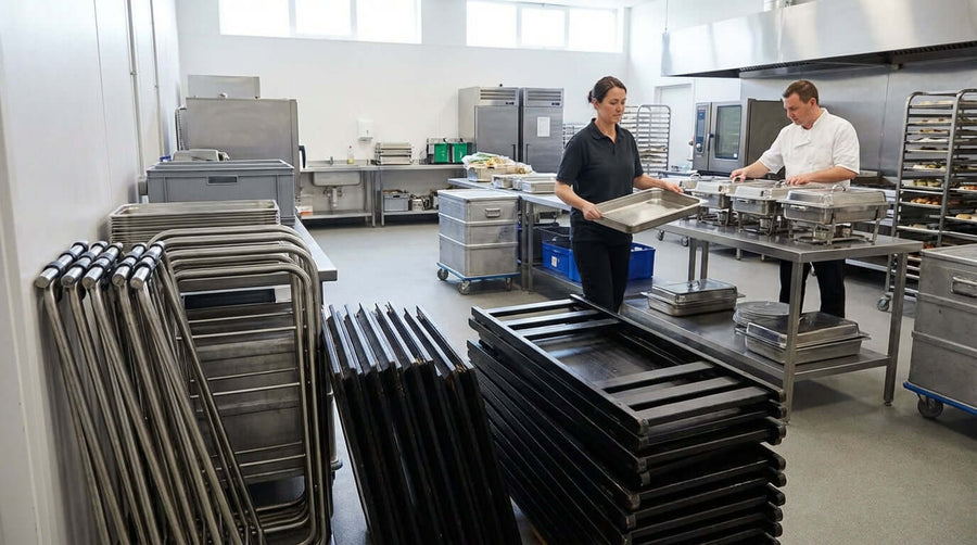 Space-Saving Solutions: Why Folding Tray Stands are Essential for Caterers