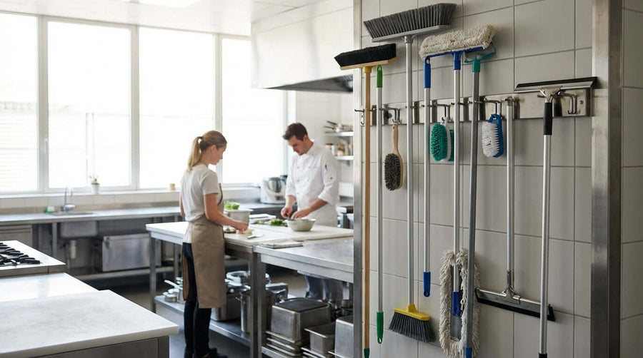 Choosing the Right Cleaning Tool Holder for Your Commercial Kitchen: A Buyers Guide