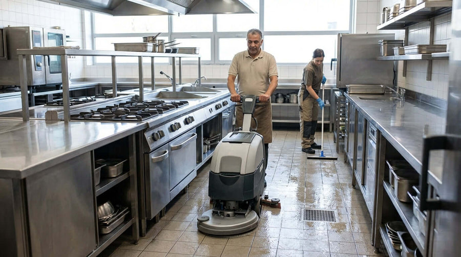 Beyond the Broom: Tips for Faster Floor Cleanup in Your Commercial Kitchen