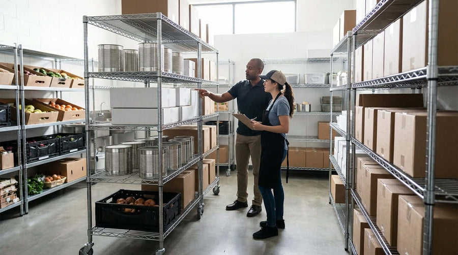 Choosing the Right Shelving: A Guide for Your Food & Merchandise Storeroom