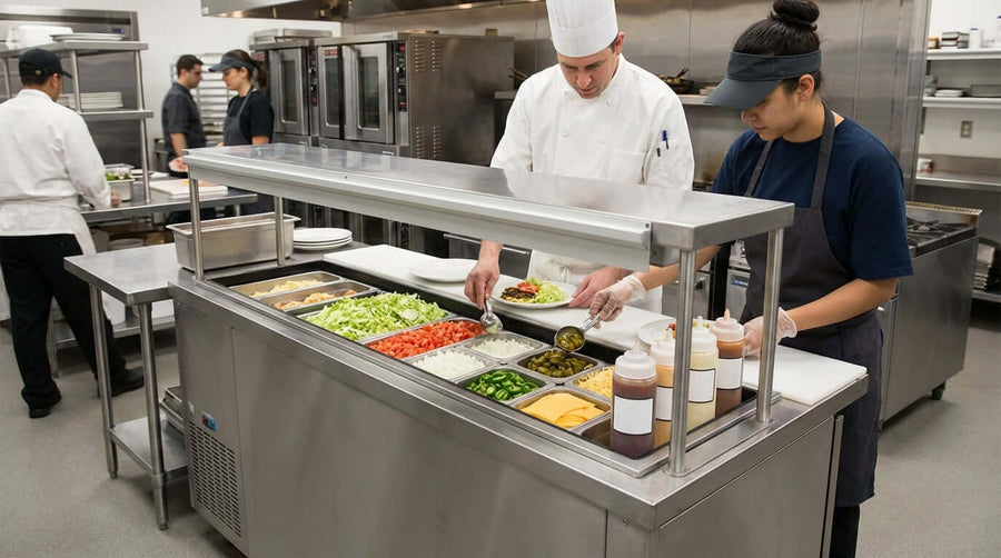 5 Ways a Topping Rail Can Speed Up Your Restaurants Service Line
