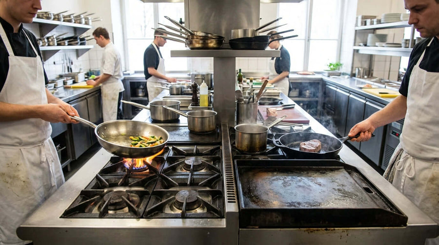 Stainless Steel vs. Cast Iron: A Chefs Guide to Professional Pan Materials