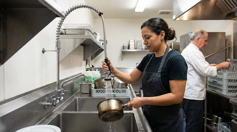 The Power of Pre-Rinse: How a Deck Mounted Unit Can Revolutionize Your Dish Pit