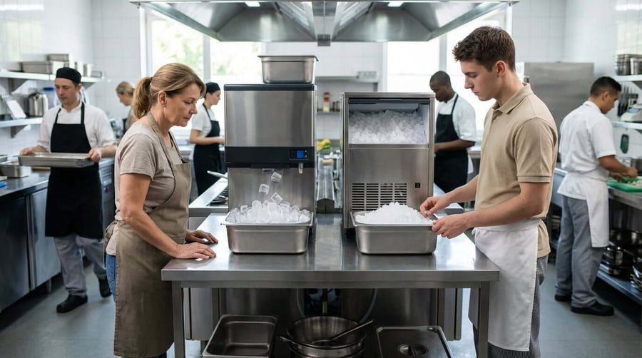 Full Cube vs. Nugget Ice: Choosing the Perfect Ice Type for Your Business