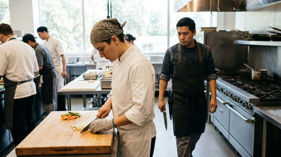 Top 5 Safety Protocols for Using Sharp Knives in a Busy Kitchen