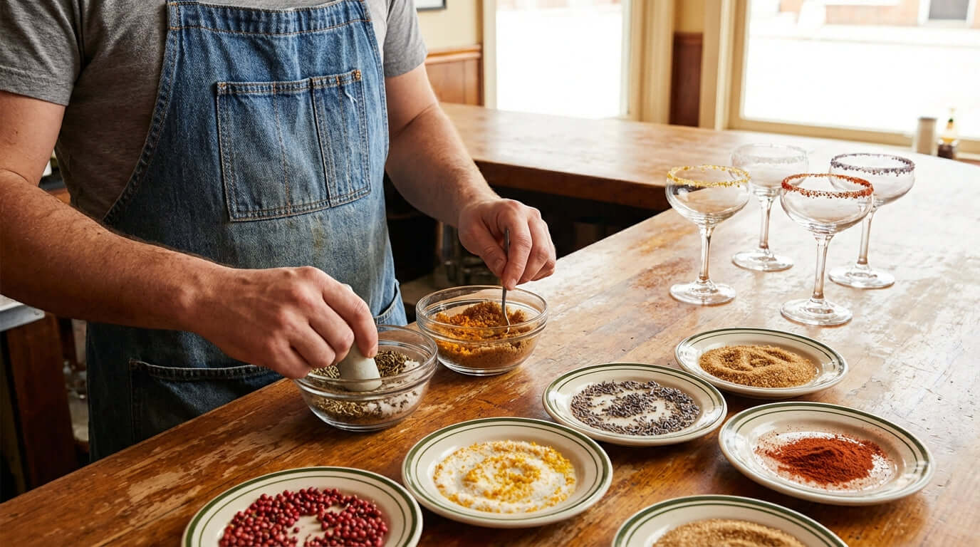 DIY Mixology: Crafting Your Own Signature Rimming Salts and Sugars
