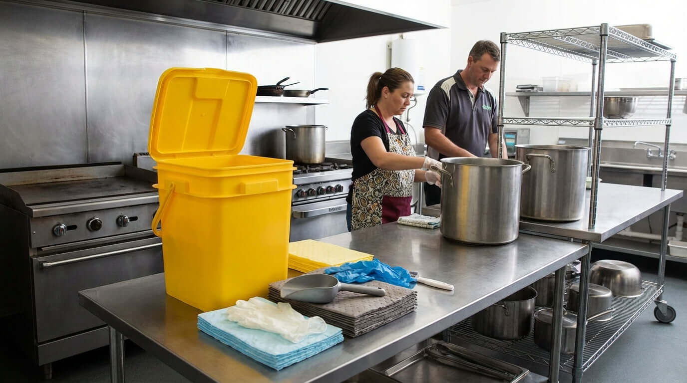 Spill Kit 101: What Every Commercial Kitchen Needs for OSHA Compliance
