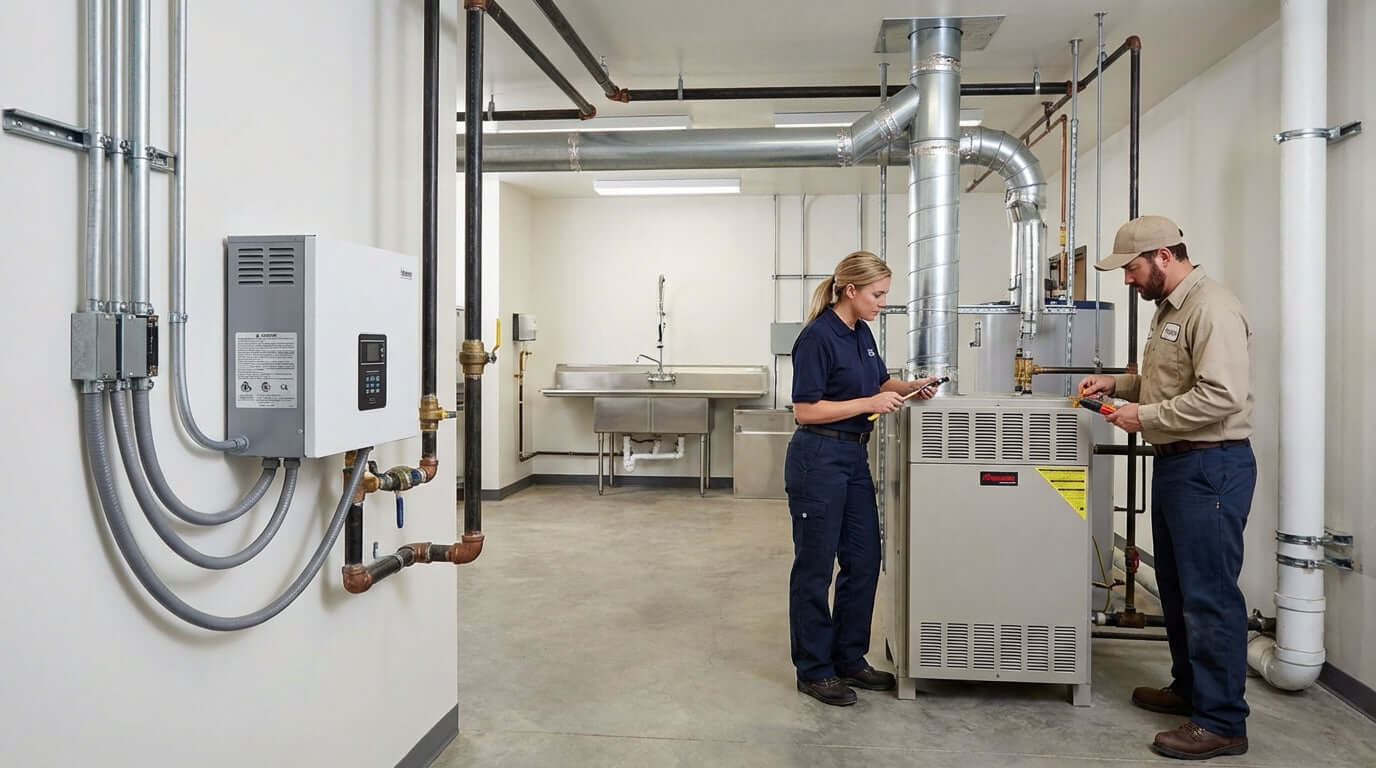 Electric vs. Gas Booster Heaters: Which is Best for Your Business?