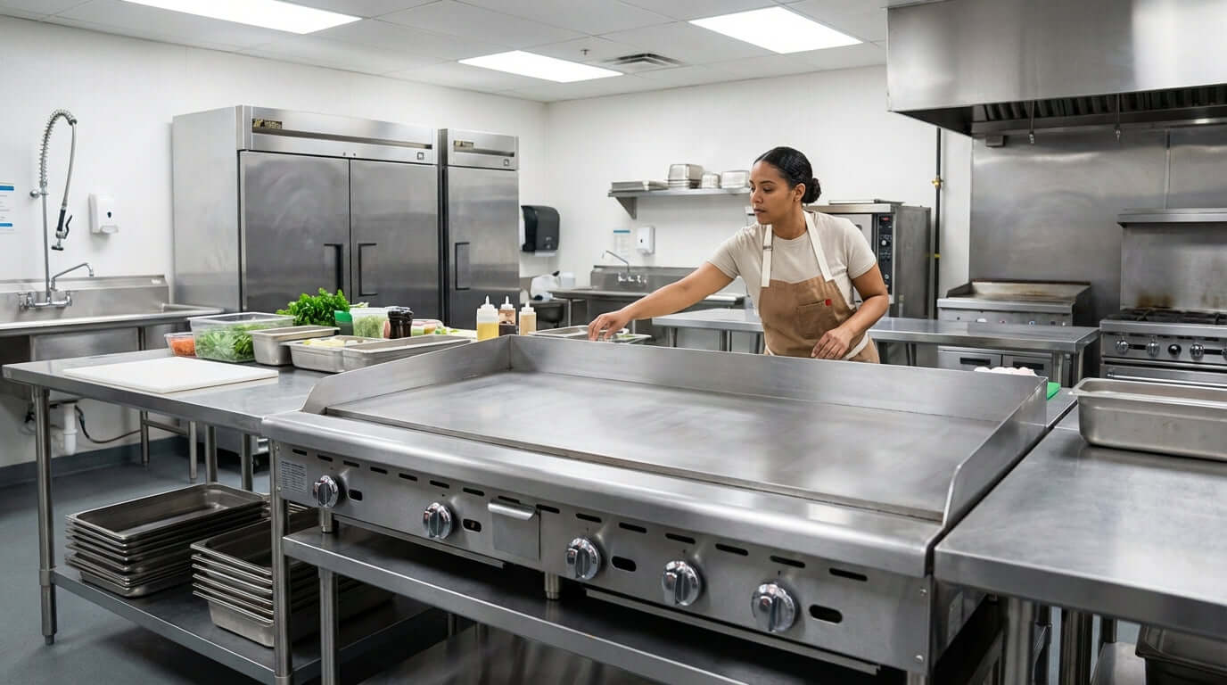 5 Must-Have Features to Look for in a High-Performance Commercial Griddle