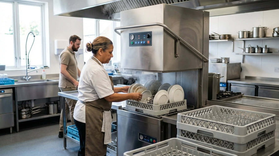 5 Key Features to Look For When Buying a Pass-Through Dishwasher