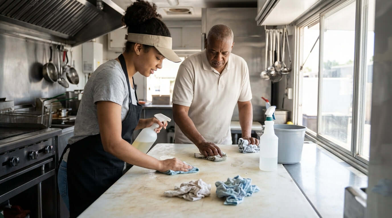 The Ultimate Guide to Cleaning and Sanitizing Your Poly Top Prep Table