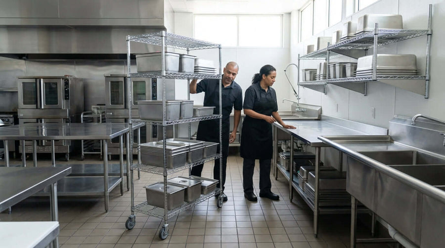 Why NSF Certification Matters for Your Food Service Cart Shelves
