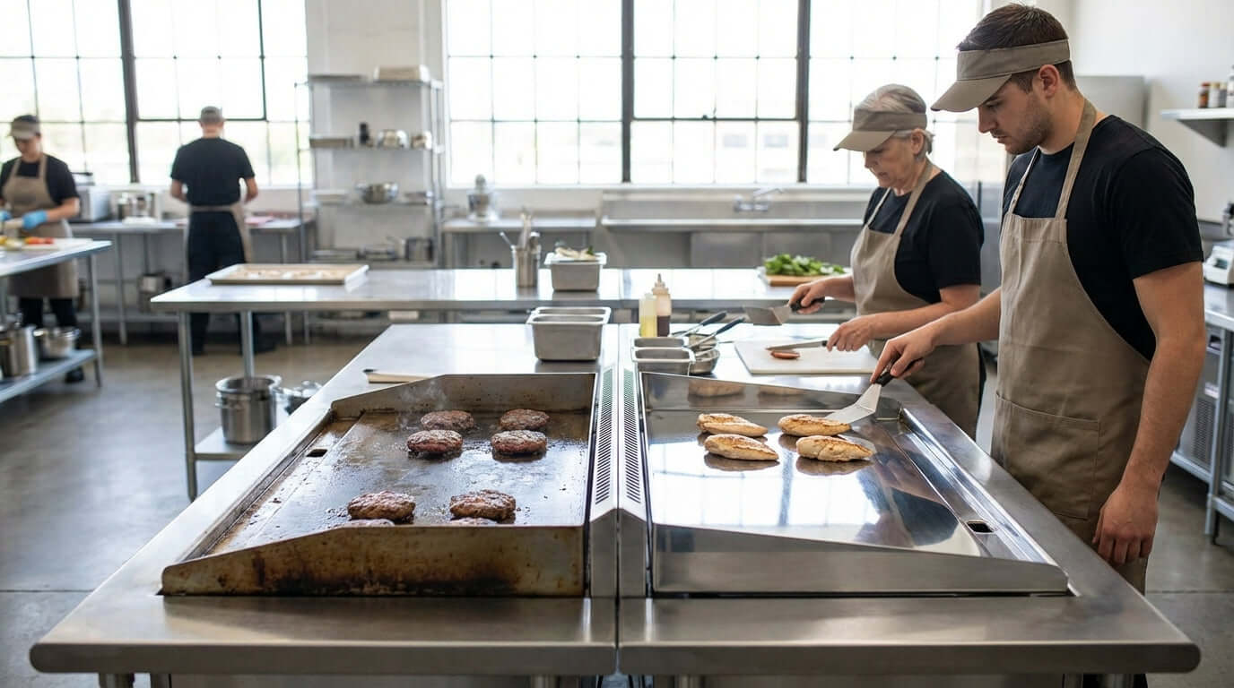 Choosing the Perfect Griddle Plate: Steel vs. Chrome Explained