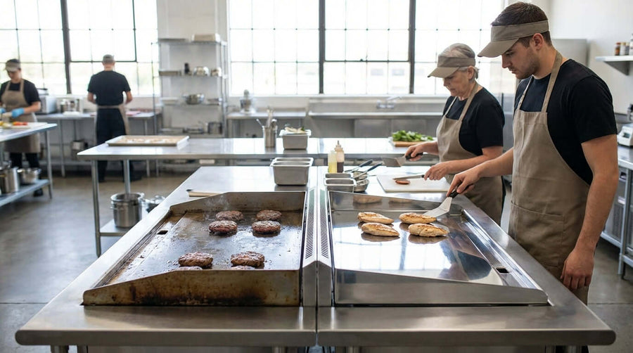 Choosing the Perfect Griddle Plate: Steel vs. Chrome Explained