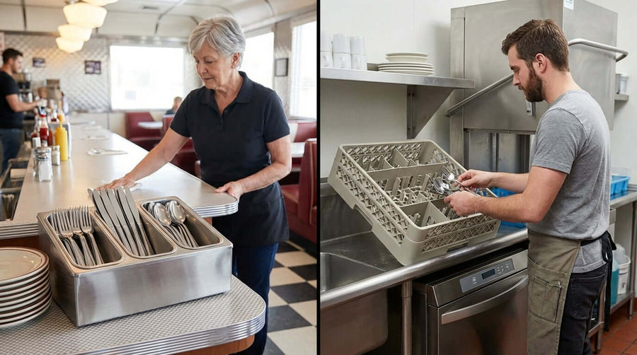 Front-of-House vs. Back-of-House: Choosing the Perfect Flatware Organizers