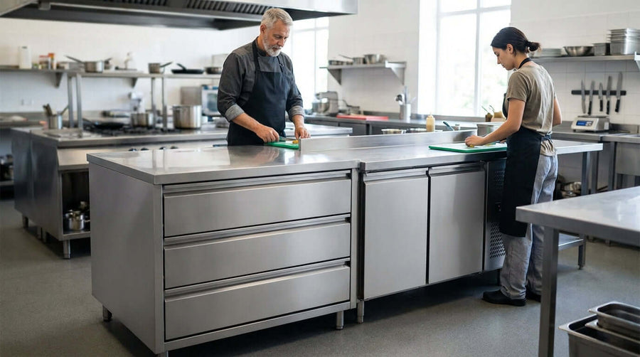 Chef Base vs. Undercounter Refrigerator: Which is Right for Your Cookline?