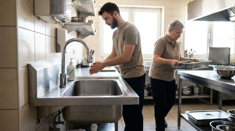 Dont Get Fined: Why a Dedicated Hand Wash Sink is Non-Negotiable