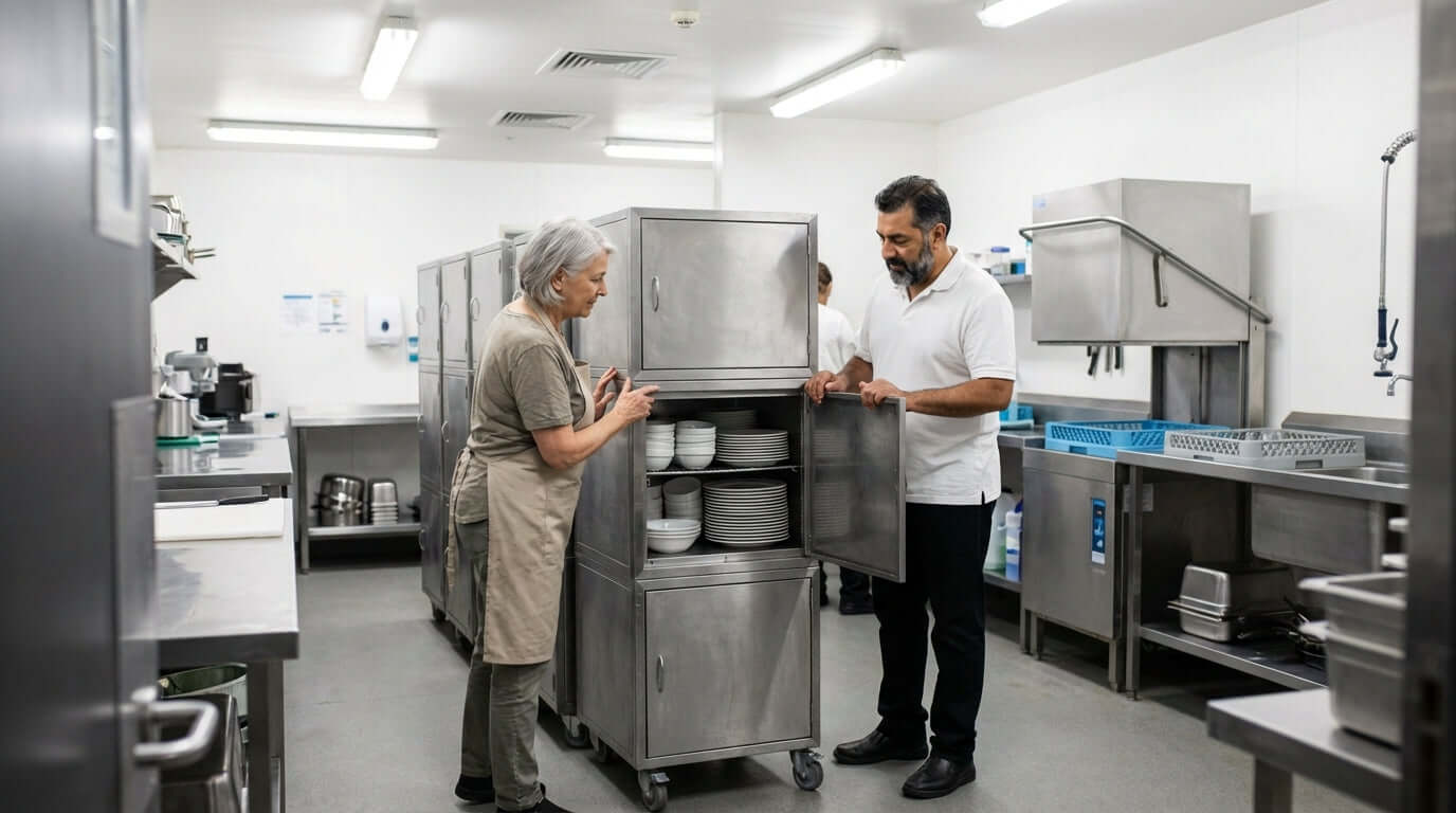 5 Ways Dish Cabinets Can Revolutionize Your Commercial Kitchen Workflow