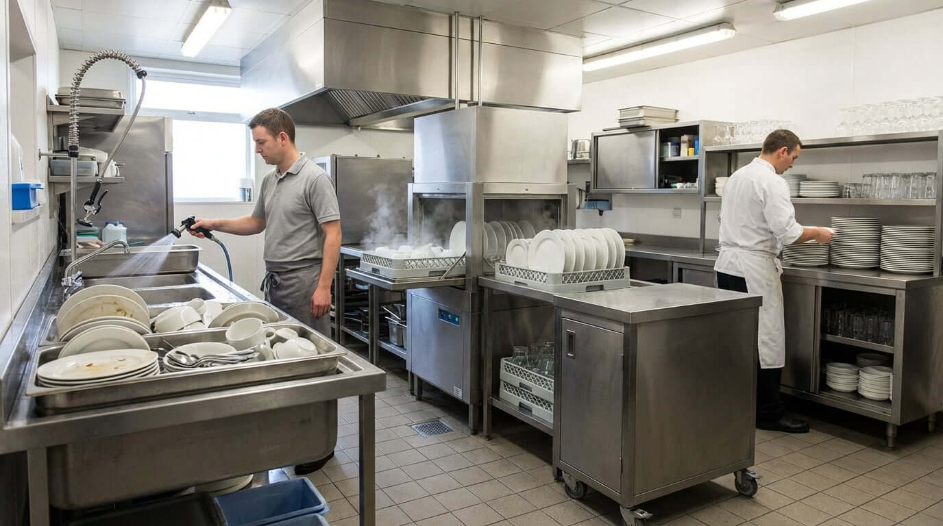 From Dirty to Stored: How to Optimize Your Entire Warewashing Workflow