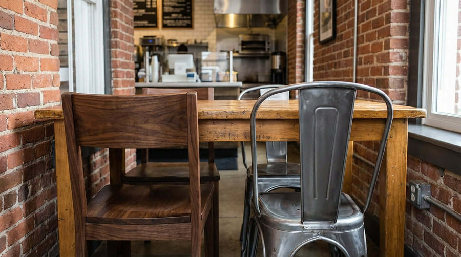 Wood vs. Metal: Choosing the Best Chair Material for Your Restaurants Vibe