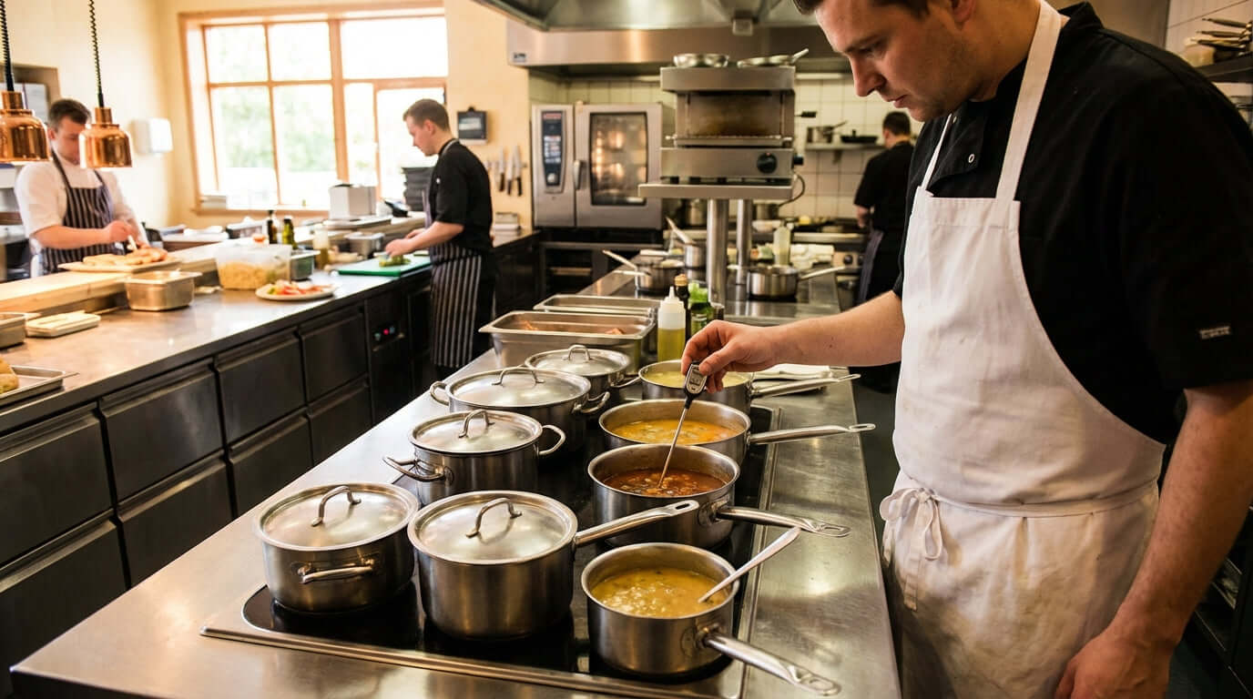 How the Right Bain Marie Pots Improve Food Safety and Quality