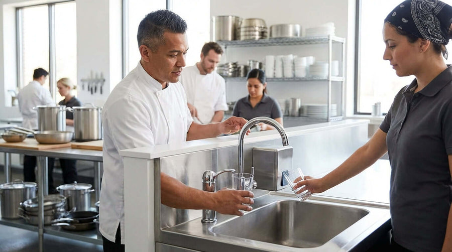 Push-Back vs. Lever Handle: Which Glass Filler Actuator is Best for Your Team?