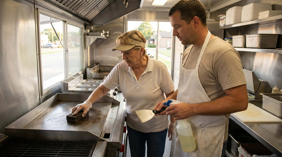 Griddle Bricks vs. Liquid Cleaners: Which is Right for Your Restaurant?