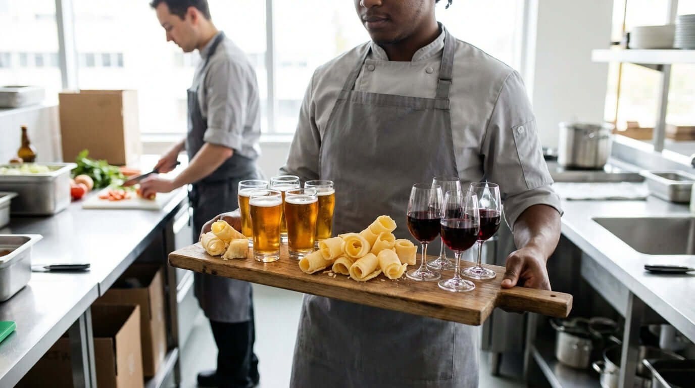 The Perfect Sip: Wine and Beer Pairings for Curled Cheese