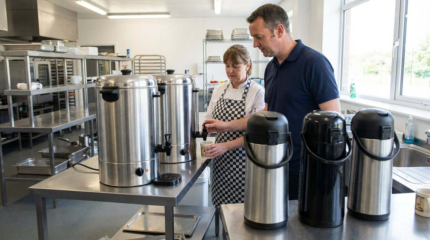 Coffee Urns vs. Airpots: Which Hot Beverage Dispenser is Right for Your Event?